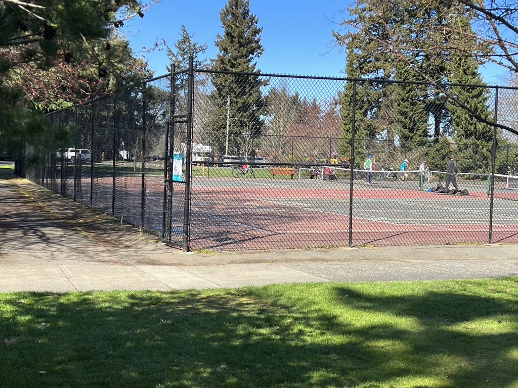 tennis tourist parksville community park courts teri church