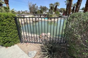 tennis tourist lost pueblos palm springs california pond