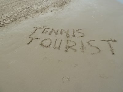 tennis tourist alicante spain sand logo large teri church